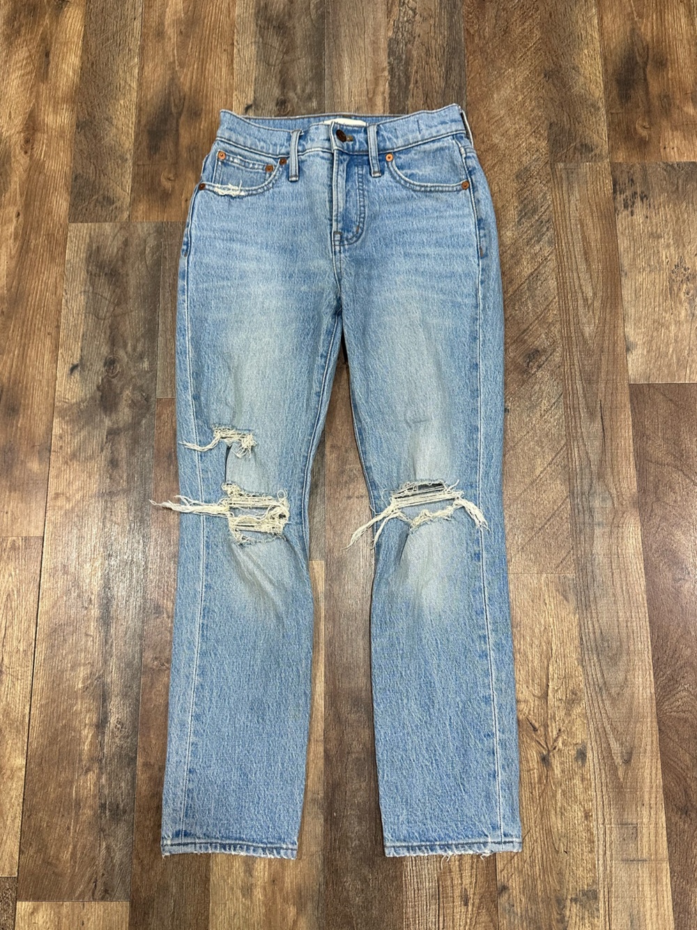 Women’s Madewell Grandbay Wash: Destructed Edition Jean